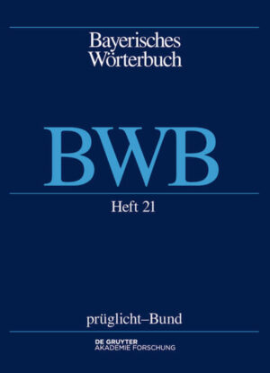 Bayerisches Wörterbuch (BWB): prüglicht  Bund | Bundesamt für magische Wesen