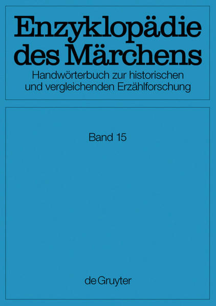 Enzyklopädie des Märchens: Verzeichnisse