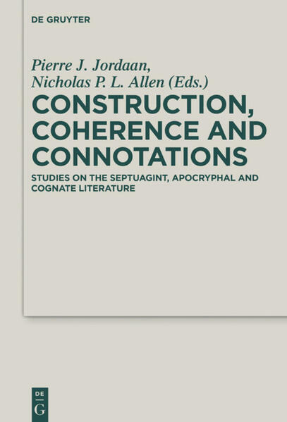 These fourteen selected essays were originally read at the LXXSA international conference: Construction, Coherence and Connotation in Septuagint, Apocryphal and Cognate Literature (28-30 August 2015), hosted by the North-West University, Potchefstroom, South Africa. Here, the intention was to apply new critical theory and approaches to the fields of Old Testament Scripture as well as associated Apocryphal and Cognate literature, with a specific focus on the interrelated recurring theme of the Wisdom of the deity and its decryption and reception at various times in history. In this regard, it was felt that this theme and associated source texts had been largely overlooked in recent scholarship. Here the aim was to attract recent research by both leading national as well as international scholars which not only shed new light on Old Testament Apocrypha and so-called Pseudepigraphical literature but which also critically reviewed certain biblical wisdom texts which are foundational for both the Christian as well as Jewish communities. As a consequence, many of the essays deal with the apocryphal Wisdom of Sirach. However, important contributions may also be found apropos Micah, Daniel, Baruch, 2 Maccabees, Tobit, Susanna, Judith, and the works of Josephus Flavius.