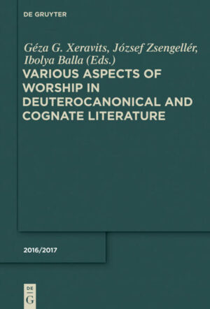 The volume contains papers read at the International Conference of the ISDCL, held in Budapest in 2015. The contributors explore various aspects of worship as reflected in the literature of Judaism from the Second Temple period to Late Antiquity. The volume provides a fresh reading of various crucial issues especially within Old Testament Apocrypha and Pseudepigrapha, Rabbinic literature, Gnostic traditions, and the emerging synagogue. The papers analyse texts and artefacts that reveal how various groups of Judaism understood the concept of worship—a pre-eminent form of expressing religious identity and interpreting fundamental traditions.