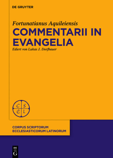 This volume contains the first edition of the commentaries on the gospels by Bishop Fortunatianus of Aquileia (mid-4th century). This work, which was only discovered in the form of an almost complete manuscript in 2012, is the oldest preserved commentary on the gospels from Latin antiquity, and therefore of extraordinary significance for patristics. The critical edition of the text includes a detailed introduction.