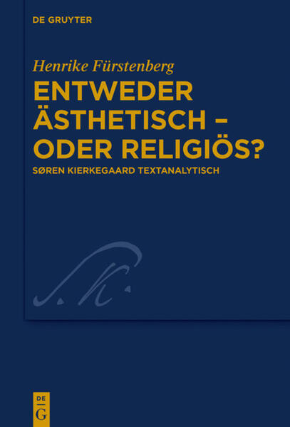 Liest man Søren Kierkegaards Schriften textanalytisch, lässt sich das Verhältnis des Ästhetischen und des Religiösen in seinem Werk ganz neu bestimmen. Statt dass beide einander ausschließen, wie oftmals im Anschluss an Kierkegaards eigenes Diktum angenommen, lässt sich durch eingehende Detailstudien eine reziproke Bedingtheit offenbaren, die auf anthropologische, theologische und kunsttheoretische Prämissen zurückverweist. So belegt die Arbeit bereits in Texten aus Entweder-Oder oder der Wiederholung religiöse Kernthesen (z.B. zum christlichen Paradox, zu Unmittelbarkeit und rezeptiver Selbstaufgabe) anhand der narratologischen Komposition, Semantik, Wiederholungs- und Gegensatzfiguren u.a. Anhand der bisher kaum beachteten, hochkomplexen stilistischen Struktur verschiedener religiöser Reden und der Einübung im Christentum wird gezeigt, dass deren theologischer Gehalt umgekehrt erst durch die Indienstnahme ästhetischer Verfahrensweisen, Motive und Denkweisen zu Stande kommt. Der Band vereint eine literaturwissenschaftliche mit einer theologischen und philosophischen Perspektive in faszinierenden Analysen und weist so den Weg in ein neues Verständnis von Kierkegaards Schaffen.