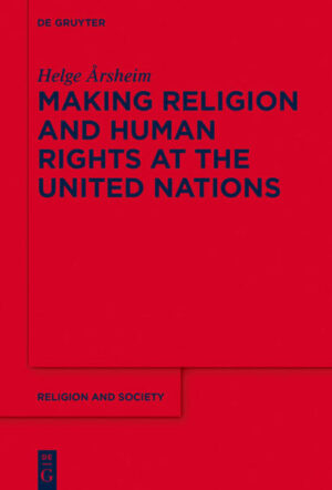 This volume examines the different and sometimes contradictory approaches of four UN human rights committees to the concept of religion. Drawing on critical perspectives from religious studies, the book combines a genealogical assessment of the role of religion in international law with a detailed textual study of the reporting practice of the committees monitoring racial discrimination, civil and political rights, women's rights, and children's rights. Årsheim argues that the role of religion within the rights traditions monitored by the committees varies to the extent that their recommendations risk contradicting one another, thereby undermining their credibility and potential to bring about real change on the ground: Where some committees view religion singularly as a core individual right, others see religion partly as an inherent threat to the realization of other rights, but also as a potent social force to be reckoned with. In order to remedy this situation, Årsheim proposes the publication of a joint general comment by all the committees, spelling out their approach to the role of religion in the implementation of human rights.
