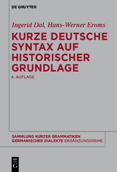 Kurze deutsche Syntax auf historischer Grundlage | Bundesamt für magische Wesen