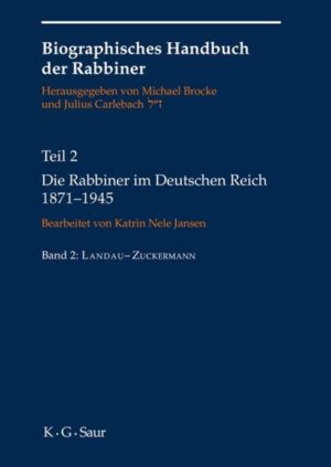 Die Rabbiner im Deutschen Reich 1871-1945 | Bundesamt für magische Wesen