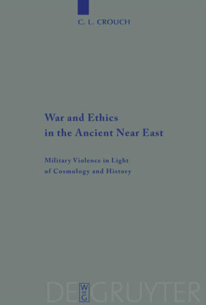 The monograph considers the relationships of ethical systems in the ancient Near East through a study of warfare in Judah, Israel and Assyria in the eighth and seventh centuries BCE. It argues that a common cosmological and ideological outlook generated similarities in ethical thinking. In all three societies, the mythological traditions surrounding creation reflect a strong connection between war, kingship and the establishment of order. Human kings’ military activities are legitimated through their identification with this cosmic struggle against chaos, begun by the divine king at creation. Military violence is thereby cast not only as morally tolerable but as morally imperative. Deviations from this point of view reflect two phenomena: the preservation of variable social perspectives and the impact of historical changes on ethical thinking.The research begins the discussion of ancient Near Eastern ethics outside of Israel and Judah and fills a scholarly void by placing Israelite and Judahite ethics within this context, as well as contributing methodologically to future research in historical and comparative ethics.