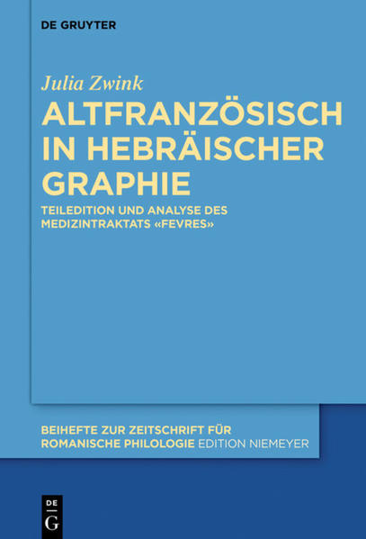 Altfranzösisch in hebräischer Graphie | Bundesamt für magische Wesen