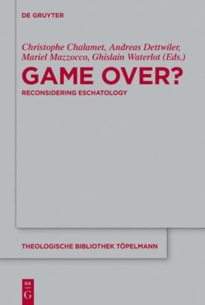 Modern science informs us about the end of the universe: "game over" is the message which lies ahead of our world. Christian theology, on the other hand, sees in the end not the cessation of all life, but rather an invitation to play again, in God's presence. Is there a way to articulate together such vastly different claims? Eschatology is a theological topic which merits being considered from several different angles. This book seeks to do this by gathering contributions from esteemed and fresh voices from the fields of biblical exegesis, history, systematic theology, philosophy, and ethics. How can we make sense, today, of Jesus' (and the New Testament's) eschatological message? How did he, his early disciples, and the Christian tradition, envision the "end" of the world? Is there a way for us to articulate together what modern science tells us about the end of the universe with the biblical and Christian claims about God who judges and who will wipe every tear? Eschatology has been at the heart of Christian theology for 100 years in the West. What should we do with this legacy? Are there ways to move our reflection forward, in our century? Scholars and other interested readers will find here a wealth of insights.