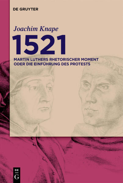 Im Mittelpunkt dieses Buchs stehen drei Redeereignisse auf dem Wormser Reichstag von 1521. Erstmals werden Anklage, Verteidigung und Aburteilung Martin Luthers als rhetorischer Zusammenhang untersucht. Hat Luther seine berühmte Rede wirklich mit dem Ausruf „Hier stehe ich, ich kann nicht anders!“ geschlossen? Was hat die "sola scriptura"-Forderung mit Luthers merkwürdigen Nachverhandlungen in Worms zu tun? Gehört das alles zur Renaissance und zum Beginn der Neuzeit? Es tritt ein Komplex von Kommunikationsmaßnahmen um Luthers PR-Team und um seine eigenen rhetorischen Interaktionen auf dem Reichstag hervor. Die Rhetorik zeigt sich hier als der große Dynamikfaktor der Geschichte. Religionsgeschichtlich ragt Luthers Weckruf von 1517 als Datum heraus. Säkulargeschichtlich hingegen ist 1521 das entscheidende Jahr eines epochalen Aufbruchs zu neuen politischen Dimensionen. Schlüsselbegriff wird ab jetzt der "Protest". Er beginnt sich zwar erst langsam, aber unwiderruflich, als sozialkommunikative Institution in der westlichen Welt zu etablieren und zum komplementären Faktor gegenüber der Macht zu werden.