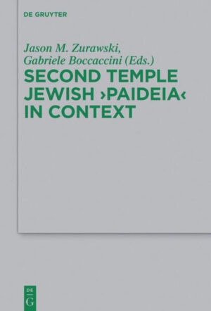 Despite the impressive strides made in the past century in the understanding of Second Temple Jewish history and the strong scholarly interest in paideia within ancient Greek, Hellenistic, Roman, and late antique Christian cultures, the nature of Jewish paideia during the period has, until recently, received surprisingly little attention. The essays collected here were first offered for discussion at the Fifth Enoch Seminar Nangeroni Meeting, held in Naples, Italy, from June 30-July 4, 2015, the purpose of which was to gain greater insight into the diversity of views of Jewish education during the period, both in Judea and Diaspora communities, by viewing them in light of their contemporary Greco-Roman backgrounds and Ancient Near Eastern influences. Together, they represent the broad array of approaches and specialties required to comprehend this complex and multi-faceted subject, and they demonstrate the fundamental importance of the topic for a fuller understanding of the period. The volume will be of particular interest to students and scholars of the history and culture of the Jewish people during the Hellenistic and Roman periods, ancient education, and Greek and Roman history.