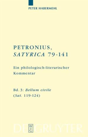 Titus Petronius Arbiter; Peter Habermehl: Petronius