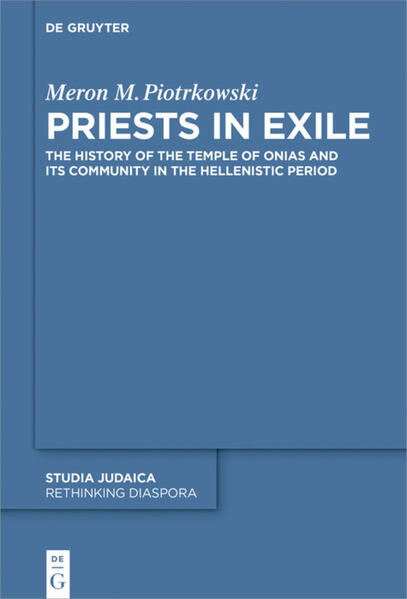 Priests in Exile is the first comprehensive scholarly opus in English to reconstruct the history of the mysterious Temple of Onias, a Jewish temple built by a Jerusalemite high priest in his Egyptian exile that functioned in parallel with the Temple of Jerusalem. Piotrkowski’s book addresses a topic that is mysterious, important and anomalous: a Jewish community of mercenary priests in the (Egyptian) Diaspora in which the priestly sacrificial ritual was carried out daily over a period of more than two hundred years until the first century CE, outlasting the Jerusalem Temple by about three years. Although the book focuses on the very circumscribed topic of the parallel Temple it casts a wide net, placing the story in the context of Jewish Diaspora life in ancient times. Ancient topics and texts are brought to bear, including papyri, epigraphy, archaeology, as well as the modern literature. Piotrkowski throws new light on a fascinating episode of ancient Jewish history that is usually left in the dark.