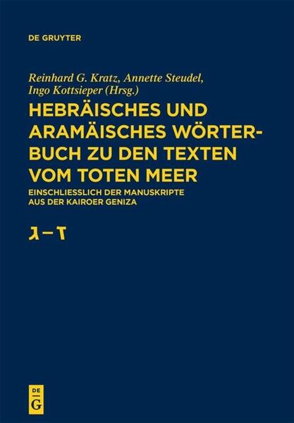 Die Handschriften aus Qumran und weiteren Fundorten bieten einen einzigartigen Einblick in das Hebräische und Aramäische der Zeit des Zweiten Tempels. Das philologische Wörterbuch erschließt in der Tradition der kritischen Lexikographie antiker Texte erstmals umfassend den nichtbiblischen Wortschatz dieser Quellen (neben den Texten vom Toten Meer auch Geniza-Manuskripte), und ordnet ihn in die hebräische bzw. aramäische Sprachgeschichte ein.