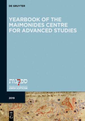 The Yearbook of the Maimonides Centre for Advanced Studies mirrors the annual activities of visiting fellows, staff, and affiliates of the Maimonides Centre of Advanced Studies—Jewish Scepticism, Universität Hamburg. Its main section contains scholarly articles about Judaism and scepticism, both individually and together, among different thinkers and within different areas of study. Each volume of the Yearbook also includes a section with an overview of the activities and events conducted at MCAS during a given academic year, as well as a report on its library.