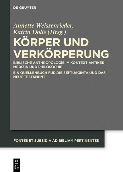 Inwiefern bilden medizinische und philosophische Erkenntnisse der Antike eine Grundlage zum Verständnis neutestamentlicher Anthropologie? Annette Weissenrieder und Katrin Dolle eröffnen mit ihrem Quellenbuch Körper und Verkörperung. Biblische Anthropologie im Kontext antiker Medizin und Philosophie. Ein Quellenbuch für die Septuaginta und das Neue Testament neue Zugänge zur biblischen Anthropologie indem sie die grundlegenden anthropologischen Termini wie "Körper", "Seele" oder "Verstand" anhand medizinisch-naturphilosophischer Quellentexte beleuchten. Daneben werden auch Begriffe wie "Blut", "Mann/ Frau" oder "Natur" eingehend besprochen. Die neu übersetzten Quellentexte werden durch einleitende Bemerkungen zu philologischen, medizinischen und philosophischen Fragen vorgestellt. Einleitende Fragen und weiterführende Forschungsanregungen zum Neuen Testament und der Septuaginta komplementieren jedes Kapitel. Eine ausführliche Einleitung in medizinische und naturphilosophische Fragen und weiterführende Besprechungen medizinischer Quellentexte sollen zum eigenen Forschen anregen.