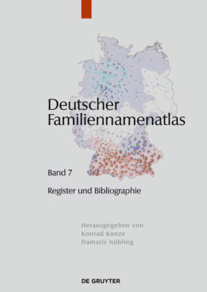 Deutscher Familiennamenatlas: Verzeichnisse