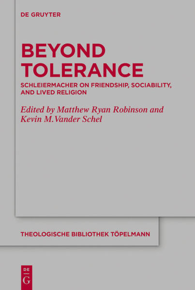 The rise of populism and nationalism in the West have raised concerns about the fragility of liberal political values, chief among them tolerance. But what alternative social resources exist for cultivating the interpersonal relationships and mutual goodwill necessary for sustainable peace? And how might the lived practices of religious communities carry potential to reinterpret or re-circuit these interpersonal tensions and transform the relationship with the cultural "other" (Fremde) from "foe" (Feind) to "friend" (Freund)? This volume contributes a unique analysis of this shifting discourse by viewing the contemporary socio-political upheaval through the lens of Friedrich Schleiermacher's theology, with a focus on the themes of friendship, interpersonal subjectivity, and sociability as a path beyond mere tolerance. Each of the essays of the volume is written by an internationally recognized scholar in the field, and the volume examines Schleiermacher's novel reflections across multiple social contexts, including North America, Great Britain, western Europe, and South Africa. As these essays demonstrate, the implications of this conversation continue to resound in contemporary religious communities and political discourse.