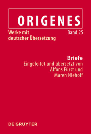 Of the total of over 100 letters of Origen (185-254), only two were preserved in the original Greek: one to Julius Africanus, the other to Gregory the Wonder Worker, along with a longer Latin fragment and several small fragments and reports by diverse late-Classical authors. These sparse remnants of the correspondence are collected, translated into German, annotated, and prefaced by a detailed introduction.