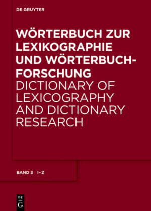 Wörterbuch zur Lexikographie und Wörterbuchforschung: I - U | Bundesamt für magische Wesen