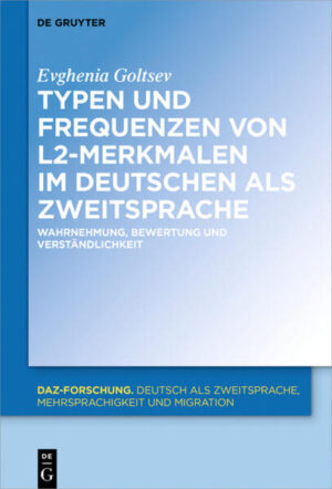 Typen und Frequenzen von L2-Merkmalen im Deutschen als Zweitsprache | Bundesamt für magische Wesen