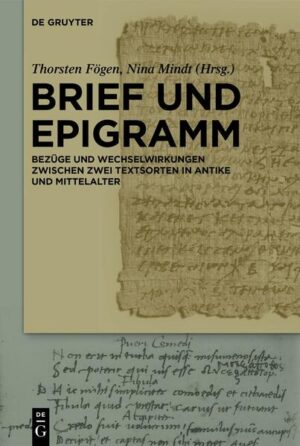 Brief und Epigramm | Thorsten Fögen, Nina Mindt