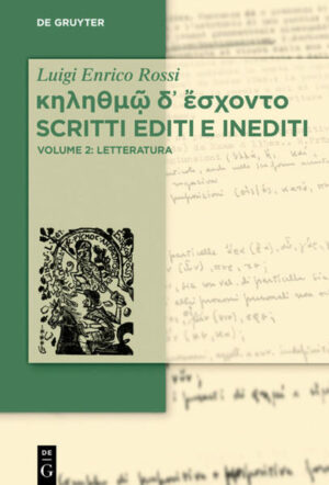 Luigi Enrico Rossi: ??????? ?? ???????: Raccolta di scritti e inediti: ??????? ?? ??????? Scritti editi e inediti | Bundesamt für magische Wesen