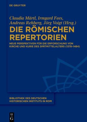 Das „Repertorium Germanicum" (RG) gehört zu den Pfeilern der am Deutschen Historischen Institut (DHI) Rom betriebenen Grundlagenforschung. In seiner über 100-jährigen Geschichte hat es sich von einem Findmittel zu einem komplexen Regestenwerk zur Kirchen- und Kuriengeschichte entwickelt, das-in Verbindung mit dem Tochterunternehmen „Repertorium Poenitentiariae Germanicum" (RPG)-gestiegenen Ansprüchen gerecht wird. Der Sammelband greift neue Fragestellungen an die Repertorien auf. Die Auswahl reicht von Netzwerkanalysen bis hin zu kulturgeschichtlichen Themen wie Heraldik und Gerontologie. Gezeigt wird auch der Nutzen für die Erhellung grenzüberschreitender Verflechtungen und die methodische Reflexion historischer Elitenforschung. Die neuen digitalen Techniken sowie die Zusammenarbeit mit der „Germania Sacra" und dem „Repertorium Academicum Germanicum" eröffnen weitere Potentiale für künftige Forschungen.