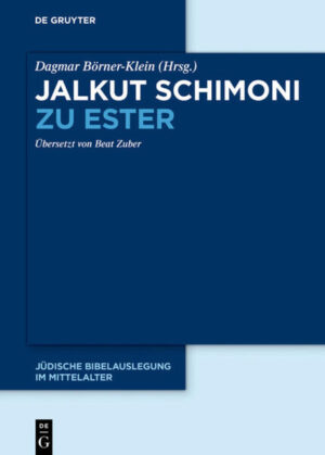 Der Jalkut Schimoni ist ein Sammelwerk rabbinischer Auslegungen zur gesamten hebräischen Bibel. Unerforscht ist, nach welchen Kriterien die Auslegungen ausgewählt wurden und ob das Werk als umfassendes Nachschlagewerk für exegetische Fragen, zur Verbindung von Bibelauslegung in Talmud und Midrasch oder zur Reform der rabbinischen Auslegungstradition konzipiert wurde. Die Übersetzung des Werkes ist ein erster Schritt, diese Fragen zu beantworten.