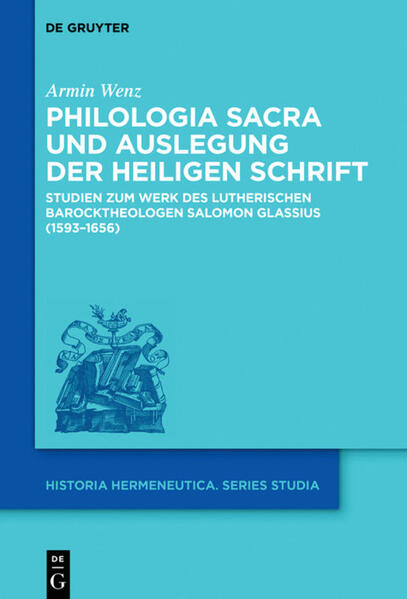 Salomon Glassius hat wie kein zweiter die lutherische Bibelhermeneutik systematisiert und die Frage nach dem Verhältnis von sensus literalis und sensus mysticus einer präzisen Klärung zugeführt. Diese in der „Philologia Sacra“ (1623-1636) dokumentierte Leistung des Schülers, Freundes und Nachfolgers Johann Gerhards steht zunächst im Blickpunkt. So wird erkennbar, wie Glassius die grammatischen und rhetorischen Phänomene der Heiligen Schrift aufnimmt und in Anknüpfung an altkirchliche, reformatorische und rabbinische Hermeneutiker entfaltet und theologisch gewichtet. Auf dieser Basis erfolgt eine umfangreiche Sichtung der figürlichen Auslegung des Alten Testaments in den exegetischen, erbauungstheologischen und homiletischen Werken, die Glassius zunächst als Professor in Jena im akademischen Kontext und schließlich als langjähriger Superintendent von Sachsen-Gotha um einer lebenspraktischen Rezeption des Christusevangeliums willen zur Anwendung bringt. Ziel der Untersuchung ist eine historisch aufgeklärte Wahrnehmung der Besonderheiten präkantianischer Hermeneutik, Exegese und Homiletik und der daraus sich ergebenden Impulse für die zeitgenössische Hermeneutikdebatte sowie für die homiletische Arbeit mit alttestamentlichen Texten.