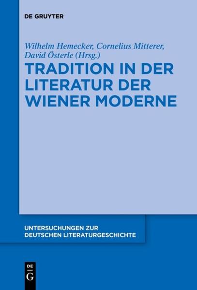 Tradition in der Literatur der Wiener Moderne | Bundesamt für magische Wesen