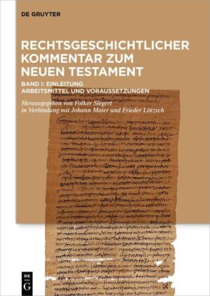 Das Neue Testament, meistkommentierter Text der Welt, steckt voller Rechtsfälle und -begriffe, die wider Erwarten noch keine fachkundige Behandlung erfahren haben. Die letzten Gelehrten, die sowohl zum Recht wie im Neuen Testament publizierten, schrieben noch Latein: Hugo Grotius, Samuel Pufendorf und seine Schule. Hermeneutischer Schlüssel ist bei ihnen wie auch hier Luthers Auffassung von der Säkularität des Rechts. Interdisziplinär und aufgrund heutigen Wissenstandes wird ermittelt, welche Rechtsordnung-aramäisch, hebräisch, griechisch oder römisch-dem Verhalten der Menschen wie auch der Wortwahl der Texte zugrunde liegen. Voraussetzung ist eine hinreichend genaue Zuweisung der Texte und Textteile an eine Zeit und eine konkrete Umwelt