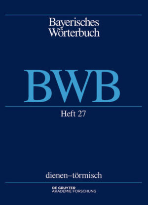 Bayerisches Wörterbuch (BWB): dienen  törmisch | Bundesamt für magische Wesen