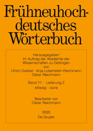 Frühneuhochdeutsches Wörterbuch: stössig ? süne | Bundesamt für magische Wesen