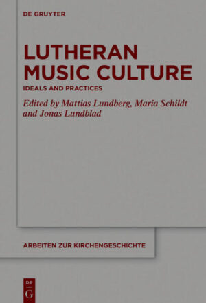 This volume presents a novel and distinct contribution to previous research on the rich Lutheran heritage of music. It builds upon a current surge of interest in the field, which resonates with a wider interest in connections between music and religion, as well as with cultural and aesthetic dimensions of faith at large. The book situates the topic in relation to recent developments within historical and cultural studies that have developed a more nuanced and positive view of the interplay between theologians and other cultural agents in the evolution of Western modernity during post Reformation processes of ‘confessionalization’. It combines conceptual discussions of key terms relevant to the study of the development and significance of an Early Modern Lutheran Music Culture with theological readings of central texts on music, analytic approaches to historical repertoires and material perspectives on its dissemination.