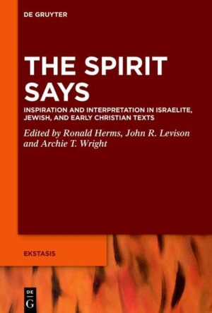 The Spirit Says offers a stunning collection of articles by an influential assemblage of scholars, all of whom lend considerable insight to the relationship between inspiration and interpretation. They address this otherwise intractable question with deft and occasionally daring readings of a variety of texts from the ancient world, including—but not limited to—the scriptures of early Judaism and Christianity. The thrust of this book can be summed up not so much in one question as in four: o What is the role of revelation in the interpretation of Scripture? o What might it look like for an author to be inspired? o What motivates a claim to the inspired interpretation of Scripture? o Who is inspired to interpret Scripture? More often than not, these questions are submerged in this volume under the tame rubrics of exegesis and hermeneutics, but they rise in swells and surges too to the surface, not just occasionally but often. Combining an assortment of prominent voices, this book does not merely offer signposts along the way. It charts a pioneering path toward a model of interpretation that is at once intellectually robust and unmistakably inspired.