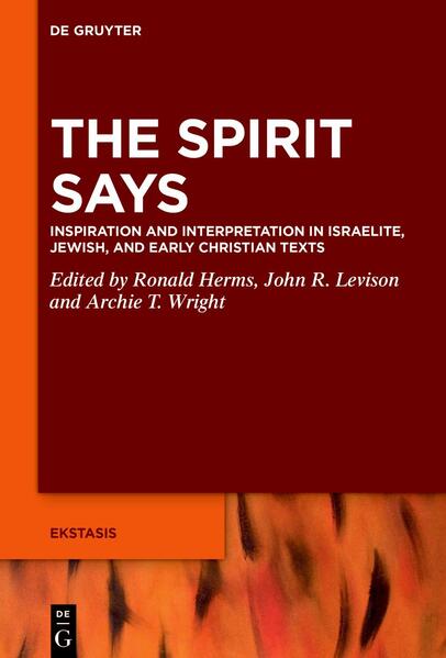 The Spirit Says offers a stunning collection of articles by an influential assemblage of scholars, all of whom lend considerable insight to the relationship between inspiration and interpretation. They address this otherwise intractable question with deft and occasionally daring readings of a variety of texts from the ancient world, including—but not limited to—the scriptures of early Judaism and Christianity. The thrust of this book can be summed up not so much in one question as in four: o What is the role of revelation in the interpretation of Scripture? o What might it look like for an author to be inspired? o What motivates a claim to the inspired interpretation of Scripture? o Who is inspired to interpret Scripture? More often than not, these questions are submerged in this volume under the tame rubrics of exegesis and hermeneutics, but they rise in swells and surges too to the surface, not just occasionally but often. Combining an assortment of prominent voices, this book does not merely offer signposts along the way. It charts a pioneering path toward a model of interpretation that is at once intellectually robust and unmistakably inspired.