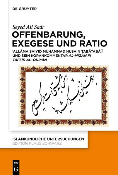 Thema der Monographie sind Genese, Aufbau und Methode des schiitischen Korankommentars al-Mīzān fī tafsīr al-Qurʾān des iranischen Gelehrten ʻAllāma Saiyid Muḥammad Ḥusain Ṭabāṭabāʼī (gest. 1981). Obwohl sich al-Mīzān im Rahmen etablierter Traditionen der Koranexegese bewegt, vertritt er bei der Definition von tafsīr und taʼwīl eine spezifische, den herrschenden Lehrmeinungen diametral widersprechenden Auffassung.