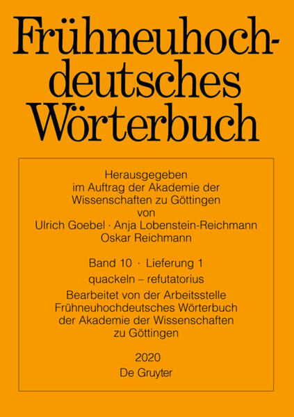 Frühneuhochdeutsches Wörterbuch: quackeln ? refutation | Bundesamt für magische Wesen