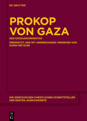 Prokop von Gaza (ca. 465/470-526/530) verfasste einen großen Kommentar zu den ersten Geschichtsbüchern des Alten Testaments (CPG 7430, bisher fälschlich als Catena in Octateuchum oder Catena in Heptateuchum bezeichnet). Hier wird die Übersetzung des zweiten Teils, des Exoduskommentars, vorgelegt