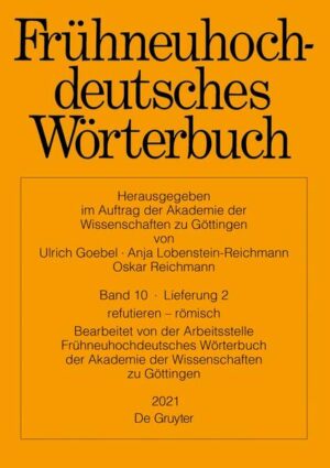 Frühneuhochdeutsches Wörterbuch: refutieren - römisch | Bundesamt für magische Wesen