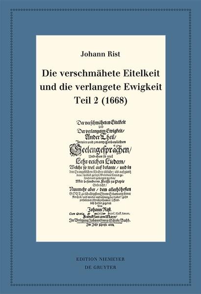 Die verschmähete Eitelkeit und die verlangete Ewigkeit