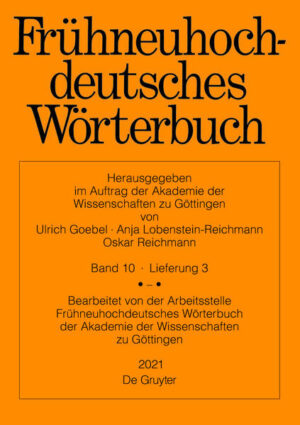 Frühneuhochdeutsches Wörterbuch: römischköl  sang | Bundesamt für magische Wesen