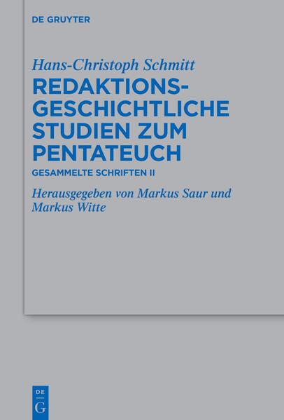 Ein Charakteristikum der Pentateuchforschung der zurückliegenden 20 Jahre ist das Bemühen um neue literatur- und religionsgeschichtliche Synthesen. Wichtige Impulse dazu kamen und kommen seitens der redaktionsgeschichtlichen Forschung. Zu dieser hat der Erlanger Alttestamentler Hans-Christoph Schmitt (1941-2020) seit seiner 1980 veröffentlichten Habilitationsschrift "Die nichtpriesterliche Josephsgeschichte" in sehr vielfältiger und origineller Weise wesentliche Beiträge geliefert. Der vorliegende Band versammelt 20 Aufsätze, die Schmitt in den Jahren 2003 bis 2020 an unterschiedlichen Orten publiziert hat. Sie zieleln alle auf eine Erhellung des literarischen Wachstums des Pentateuchs und der in ihm vereinten Theologien priesterlicher, deuteronomistischer und weisheitlicher Prägungen. Neben Einzelexegesen prominenter Texte aus den Büchern Genesis, Exodus und Deuteronomium stehen methodologische Auseinandersetzungen mit Tendenzen der jüngsten Pentateuchforschung sowie hermeneutische und theologische Überlegungen zum israelitisch-jüdischen Monotheismus.