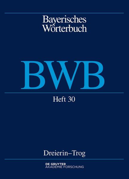 Bayerisches Wörterbuch (BWB): Dreierin  Trog | Bundesamt für magische Wesen