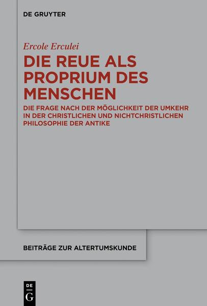 Die Reue als Proprium des Menschen | Ercole Erculei