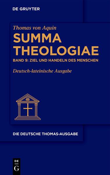 Mit dem vorliegenden Band wird eine Lücke geschlossen, die in der als „Deutsche Thomas-Ausgabe“ bekannten Ausgabe der „Summa theologica“ noch bestanden hatte. Gegenstand des Bandes sind die Fragen, mit denen der Zweite Teil der „Theologischen Summe“ beginnt: (1) Fragen nach dem letzten Ziel menschlichen Handelns, das Thomas als Glückseligkeit denkt