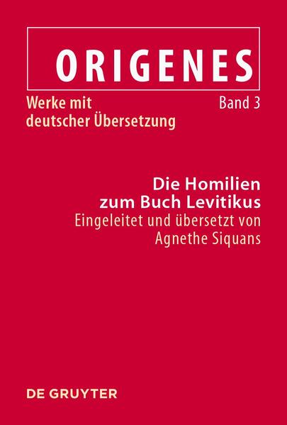 Das Buch Levitikus mit seinen zahlreichen Vorschriften für Opfer und Kult war und ist für christliche Leser/-innen oft schwer zugänglich. In seinen Homilien zu Levitikus legt Origenes dieses Buch aus einer christlichen Perspektive aus. Er sucht einen Zugang zu den vielfach als veraltet angesehenen kultischen Geboten auf spiritueller Ebene und erschließt so die Texte für seine Hörerschaft und ihr religiöses Leben.