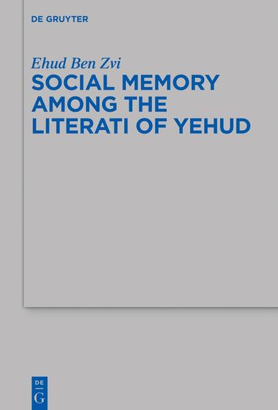 Ehud Ben Zvi has been at the forefront of exploring how the study of social memory contributes to our understanding of the intellectual worldof the literati of the early Second Temple period and their textual repertoire. Many of his studies on the matter and several new relevant works are here collected together providing a very useful resource for furthering research and teaching in this area. The essays included here address, inter alia, prophets as sites of memory, kings as sites memory, Jerusalem as a site of memory, a mnemonic system shaped by two interacting ‘national’ histories, matters of identity and othering as framed and explored via memories, mnemonic metanarratives making sense of the past and serving various didactic purposes and their problems, memories of past and futures events shared by the literati, issues of gender constructions and memory, memories understood by the group as ‘counterfactual’ and their importance, and, in multiple ways, how and why shared memories served as a (safe) playground for exploring multiple, central ideological issues within the group and of generative grammars governing systemic preferences and dis-preferences for particular memories.