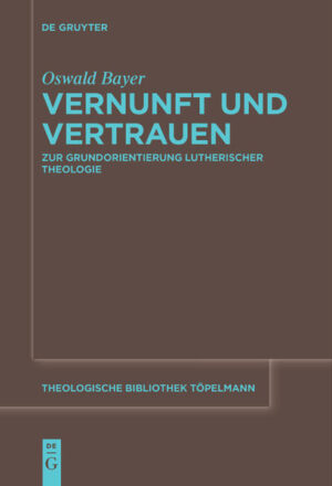 Die 38 Texte dieses Bandes gleichen prismatischen Brechungen des theologischen Themas: Gottes Selbstvorstellung „Ich bin der Herr, dein Gott!", von Luther treffsicher als Inbegriff allen Versprechens charakterisiert. Geprägt vom jahrzehntelangen wissenschaftlichen Umgang mit Luther und Hamann, fächert der Autor dieses Prisma in dogmatischen, ethischen und religionsphilosophischen Erörterungen zu einem breiten Spektrum systematischer Theologie auf. Die hier versammelten Texte wollen der Grundorientierung lutherischer Theologie dienen: Sie sind allesamt beflügelt und getragen von der Hoffnung, dass Luthers triadischer Theologiebegriff von Vielen neu entdeckt wird, sich mehr und mehr Geltung verschafft und so die Theologie durch oratio, meditatio und tentatio ihre genuine Prägung wiedererlangt.