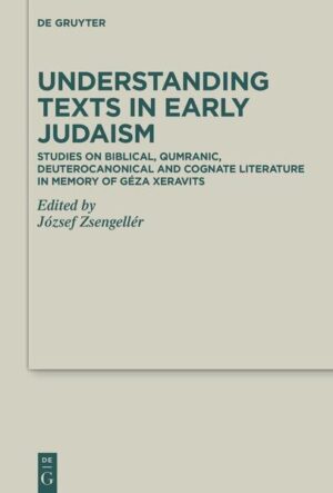 This volume remembers Géza Xeravits, a well known scholar of deuterocanonical and Qumran literature. The volume is divided into four sections according to his scholarly work and interest. Contributions in the first part deal with Old Testament and related issues (Thomas Hiecke, Stefan Beyerle, and Matthew Goff). The second section is about the Dead Sea Scrolls (John J, Collins, John Kampen, Peter Porzig, Eibert Tigchelaar, Balázs Tamási and Réka Esztári). The largest part is the forth on deuterocanonica (Beate Ego, Lucas Brum Teixeira, Fancis Macatangay, Tobias Nicklas, Maria Brutti, Calduch-Benages Nuria, Pancratius Beentjes, Benjamin Wright, Otto Mulder, Angelo Passaro, Friedrich Reiterer, Severino Bussino, Jeremy Corley and JiSeong Kwong). The third section deals with cognate literature (József Zsengellér and Karin Schöpflin). The last section about the Ancient Synagogue has the paper of Anders Kloostergaard Petersen. Some hot topics are discussed, for example the Two spirits in Qumran, the cathegorization of the Dead Sea Scrolls, the authorship and antropology of Ben Sira, and the angelology of Vitae Prophetarum.